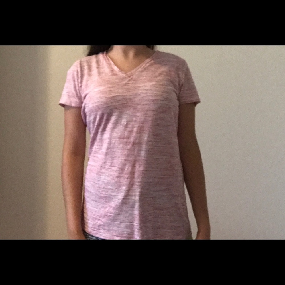 Pink striped tee!